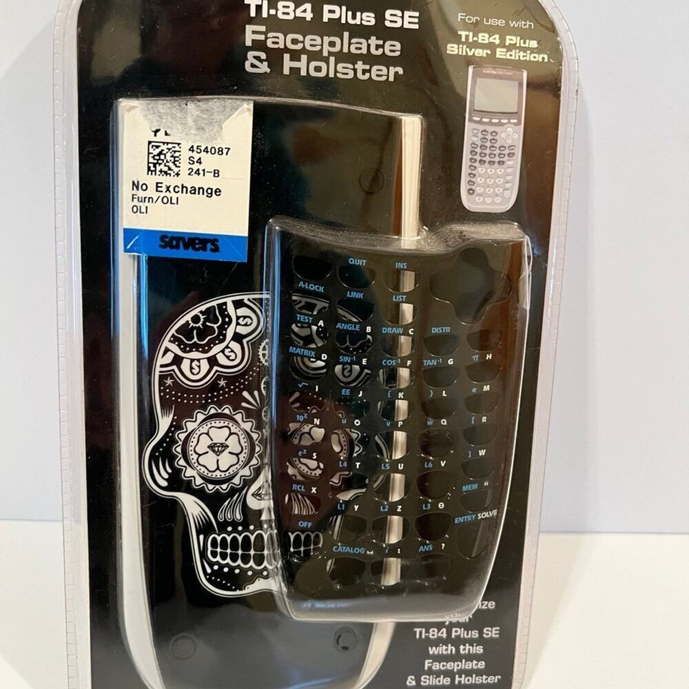Smooth Talk, Sugar skull TI-84 plus SE faceplate & slide holster
